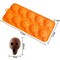Halloween Ghost Face Silicone Chocolate Mold 10 Cavity